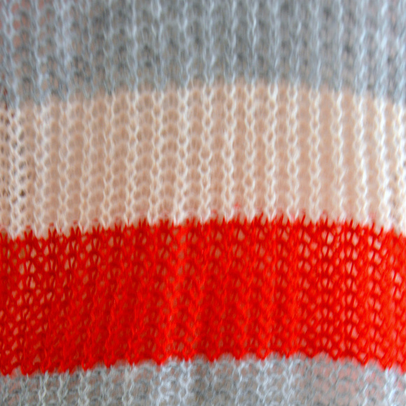 Stripes Color-block Lightweight Oversized Sweater - Picture 3 of 5